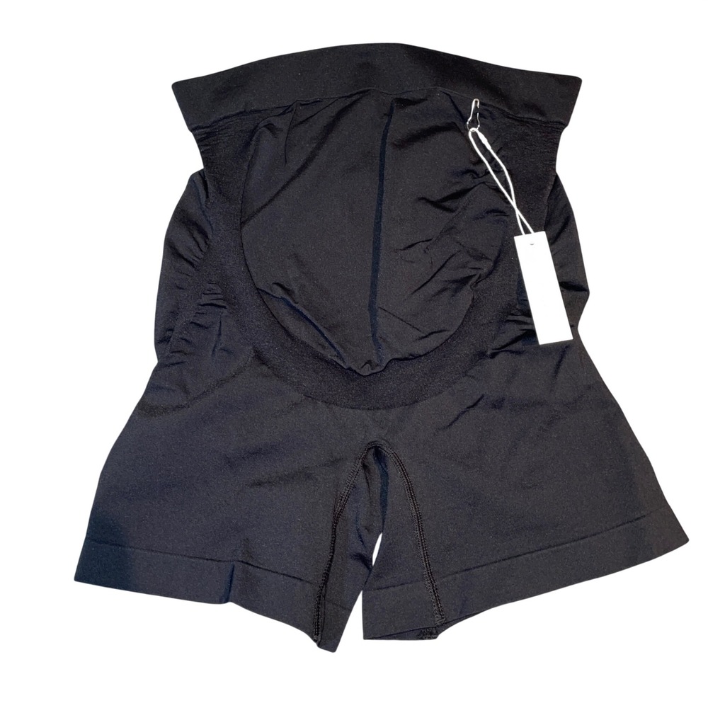 Nothing Fits But Pure Body Essentials Maternity Shapewear Shorts Black Small NWT